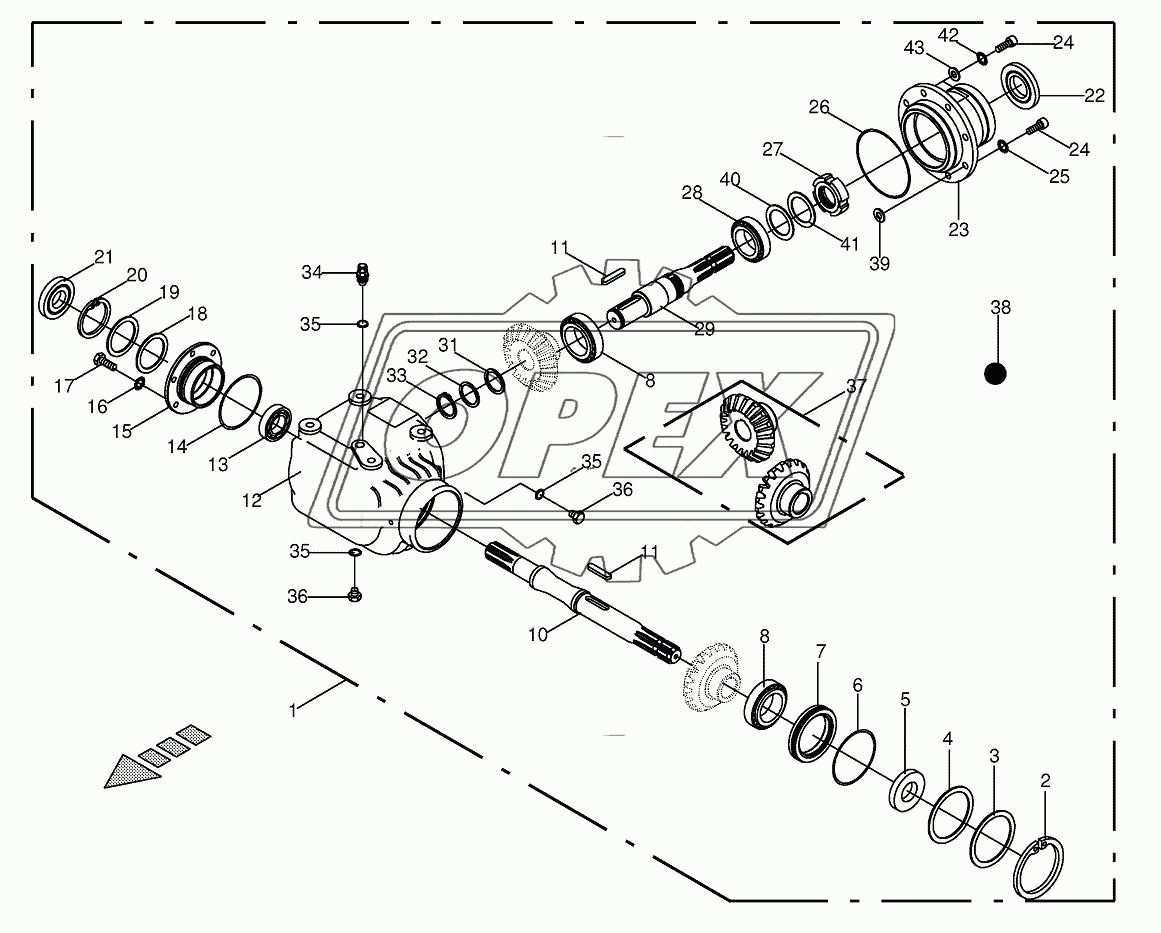 Main gearbox 752301 - 824610