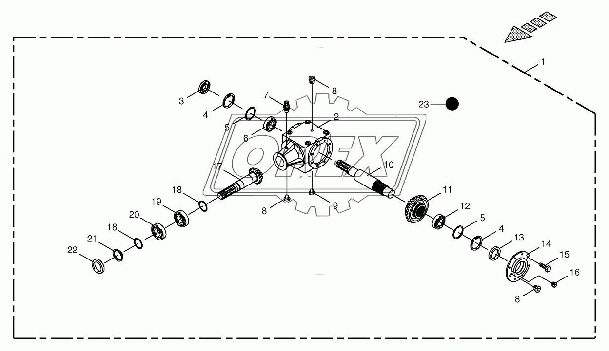 Angle gear 752301 - 824610