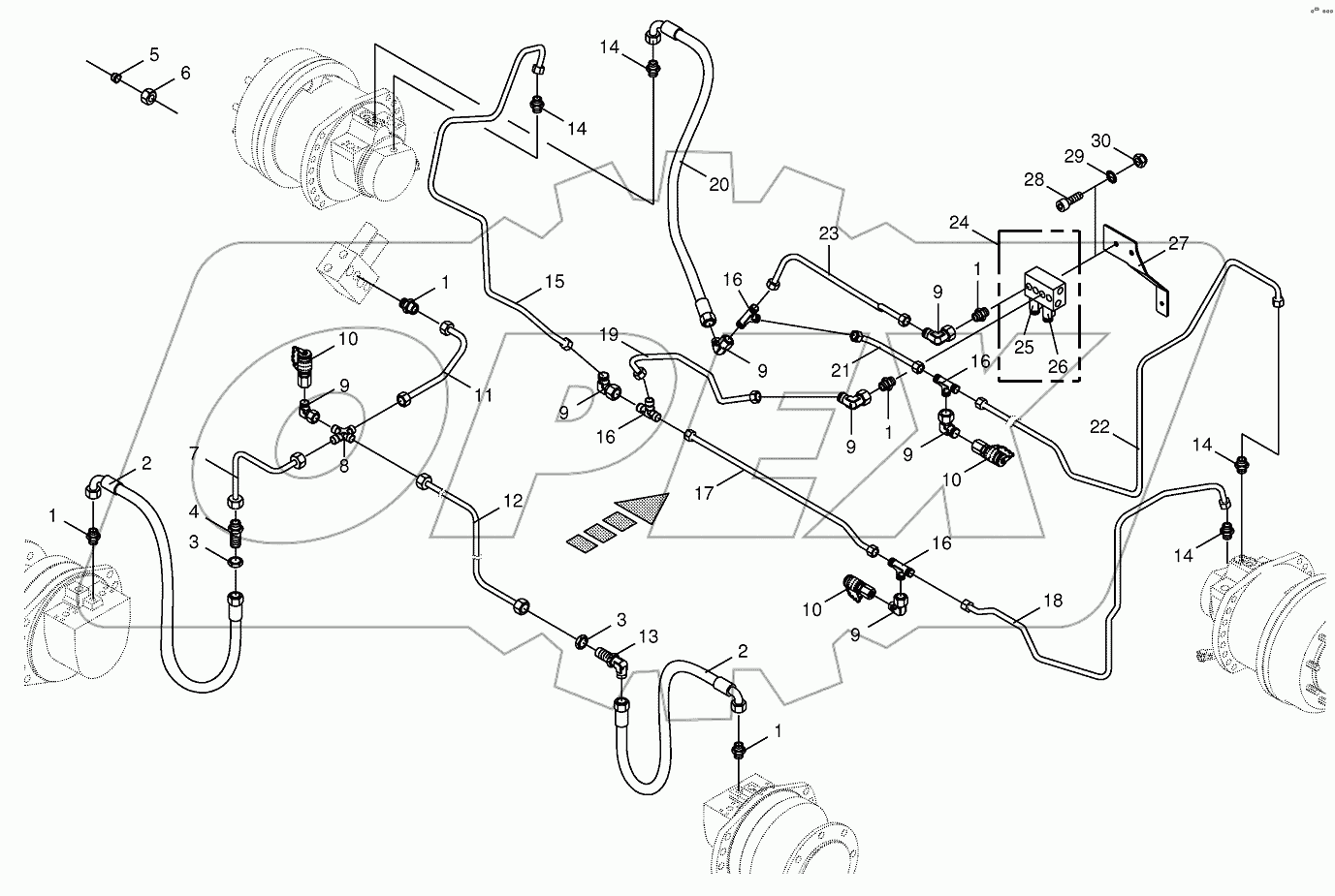 Hydraulics-speed range shifting