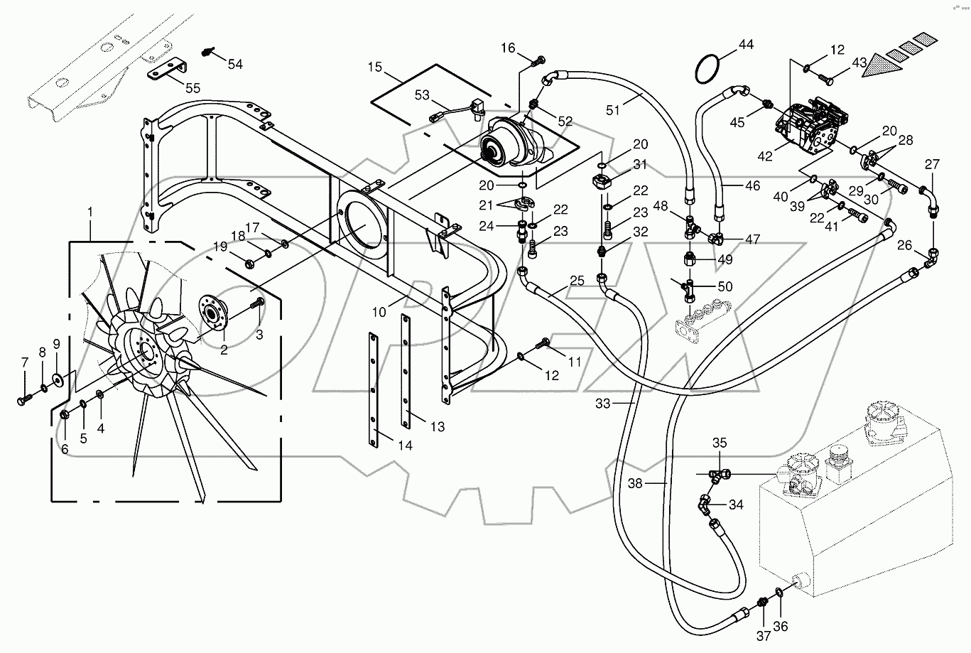 Ventilator wheel/Drive