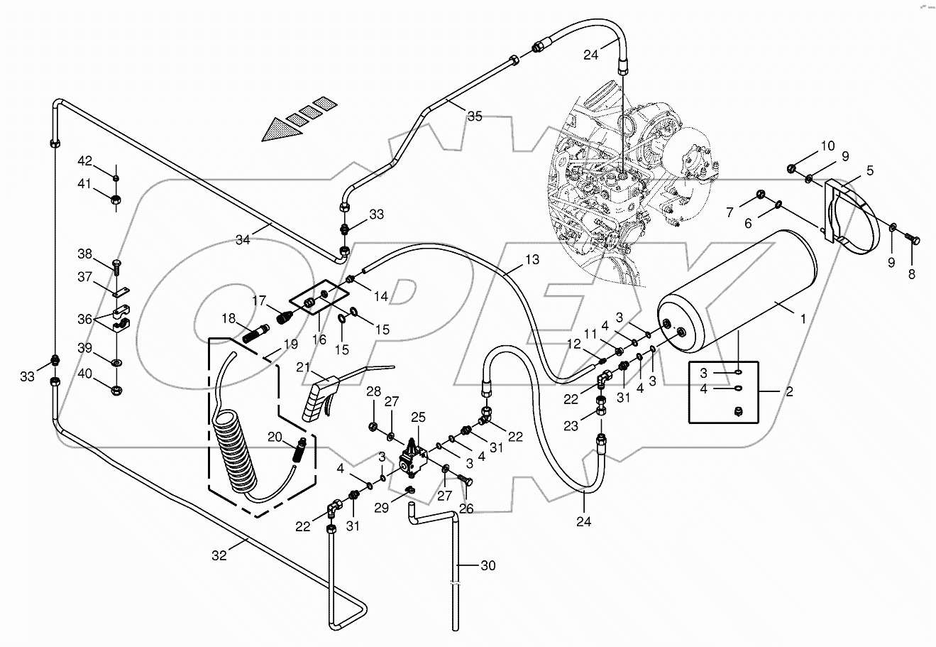 Air pressure-Blow-out gun