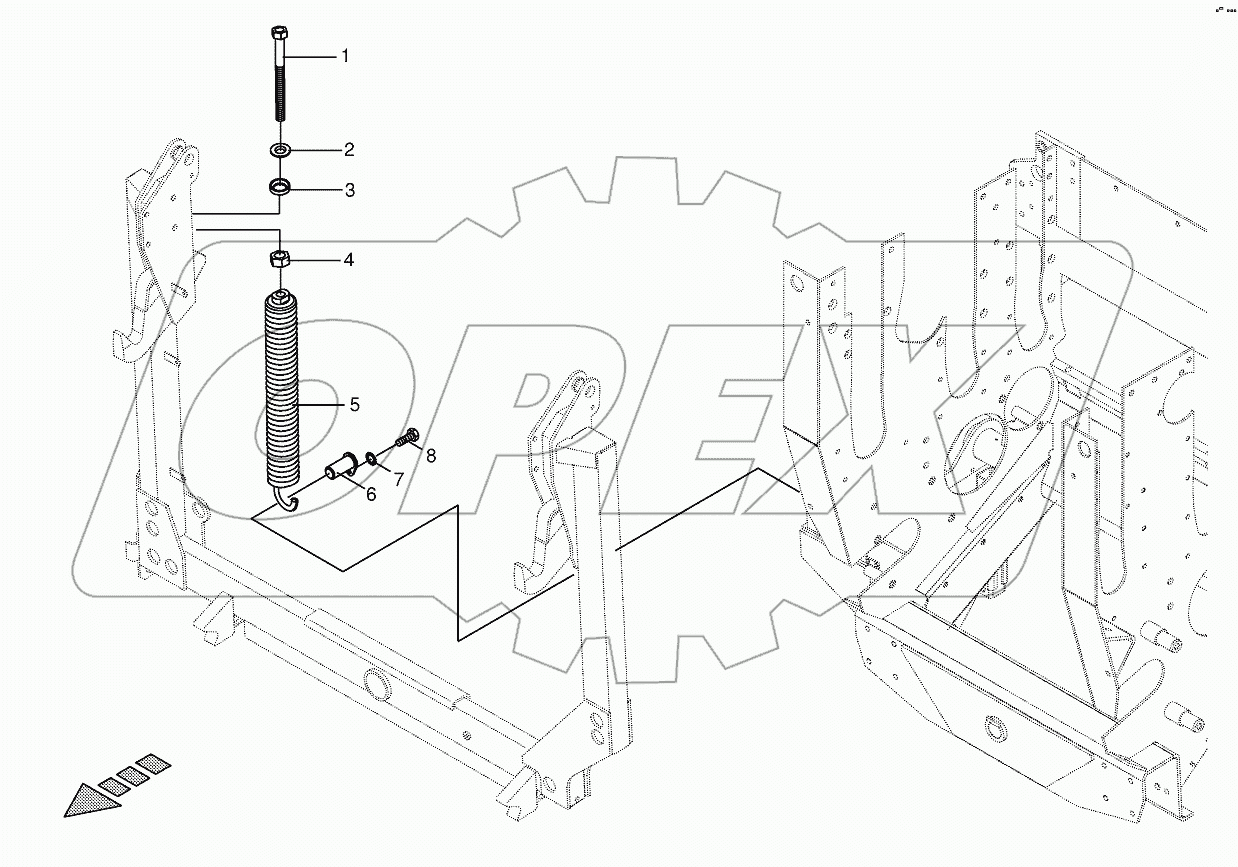 Lateral flotation system