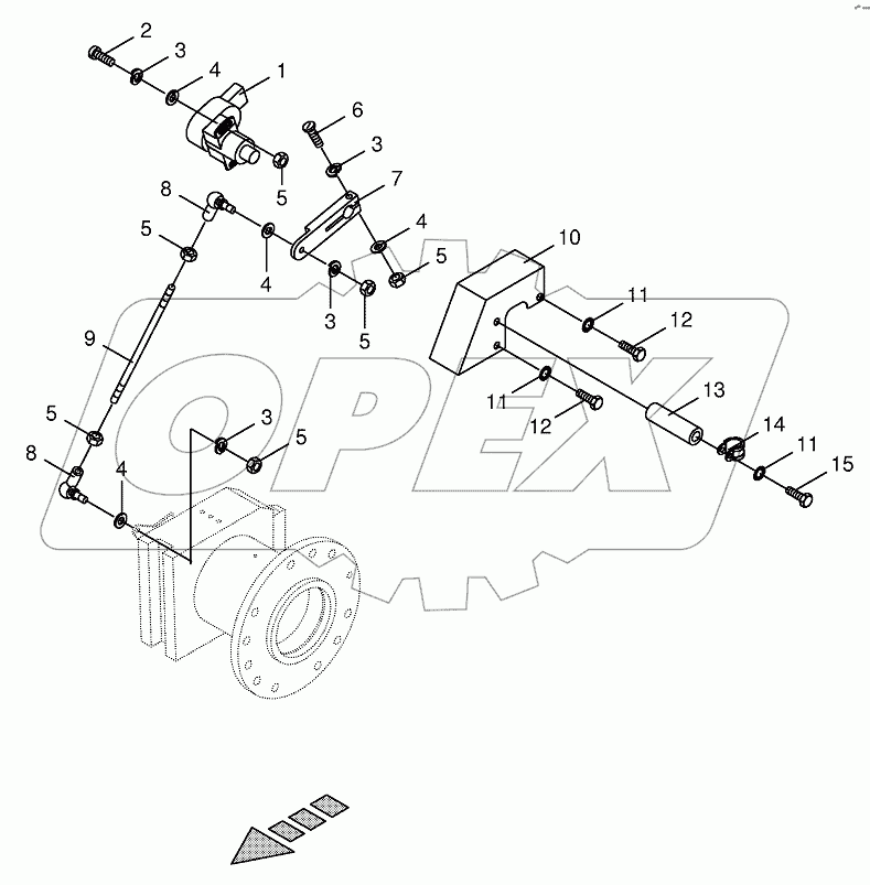 Angle sensor-chopping drum