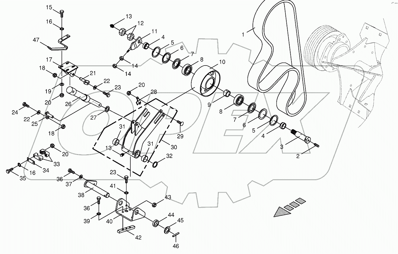 Cracker drive/tensioning device 783000-793339