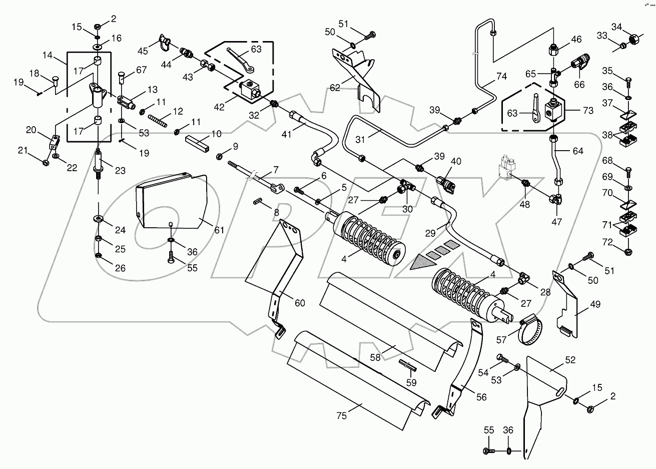 Hydraulic parking brake