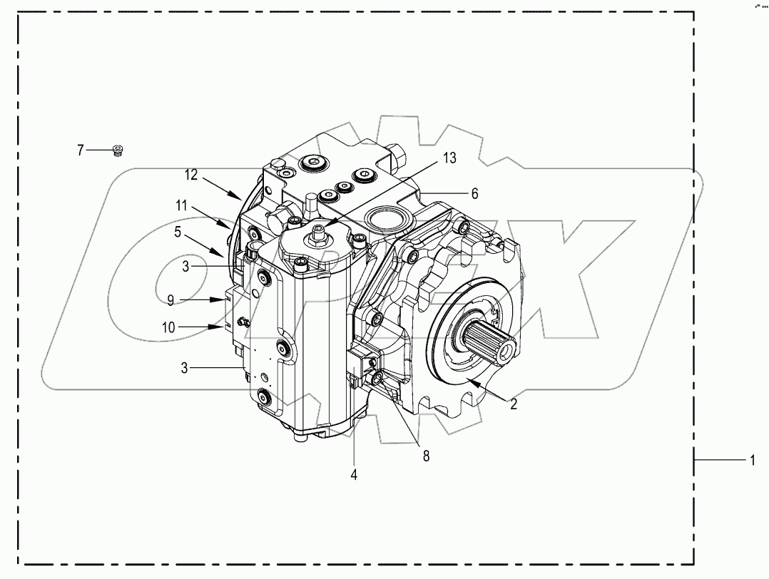 Variable disqlacement pump