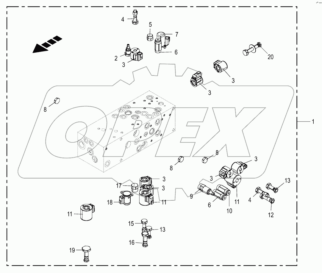 Hydraulic main block