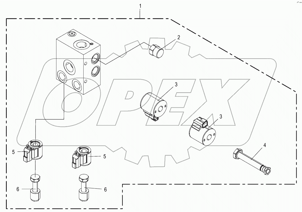 Hydraulic block - automatic steering