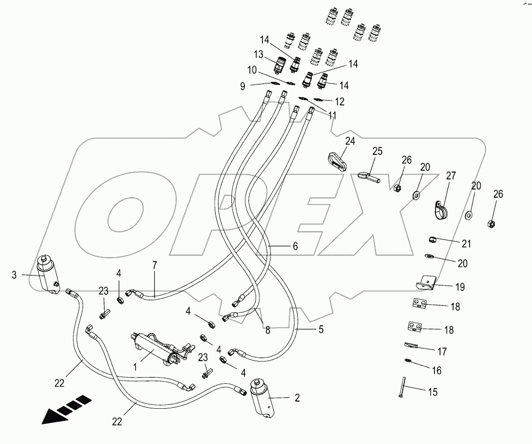 Hydraulics - pendulum equalizer