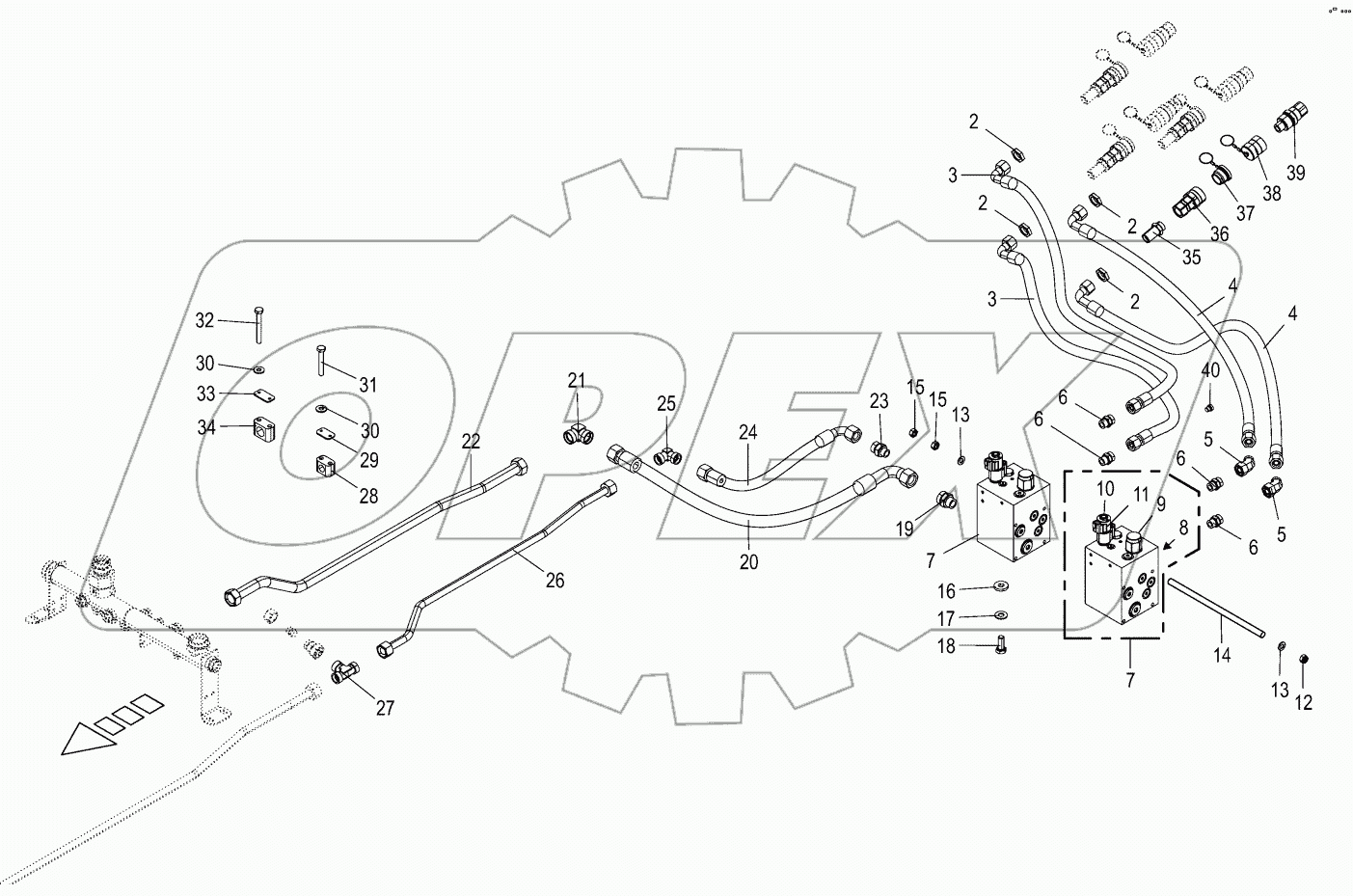 Hydraulics - additive connection back