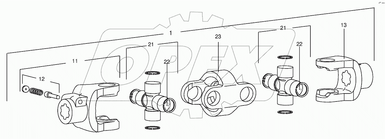 Double universal joint