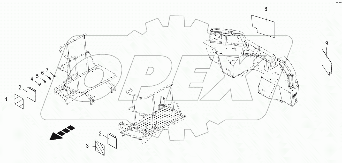 Warning panel 905001 - 932000