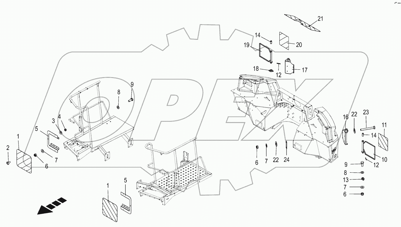 Warning panel 847800 - 932000