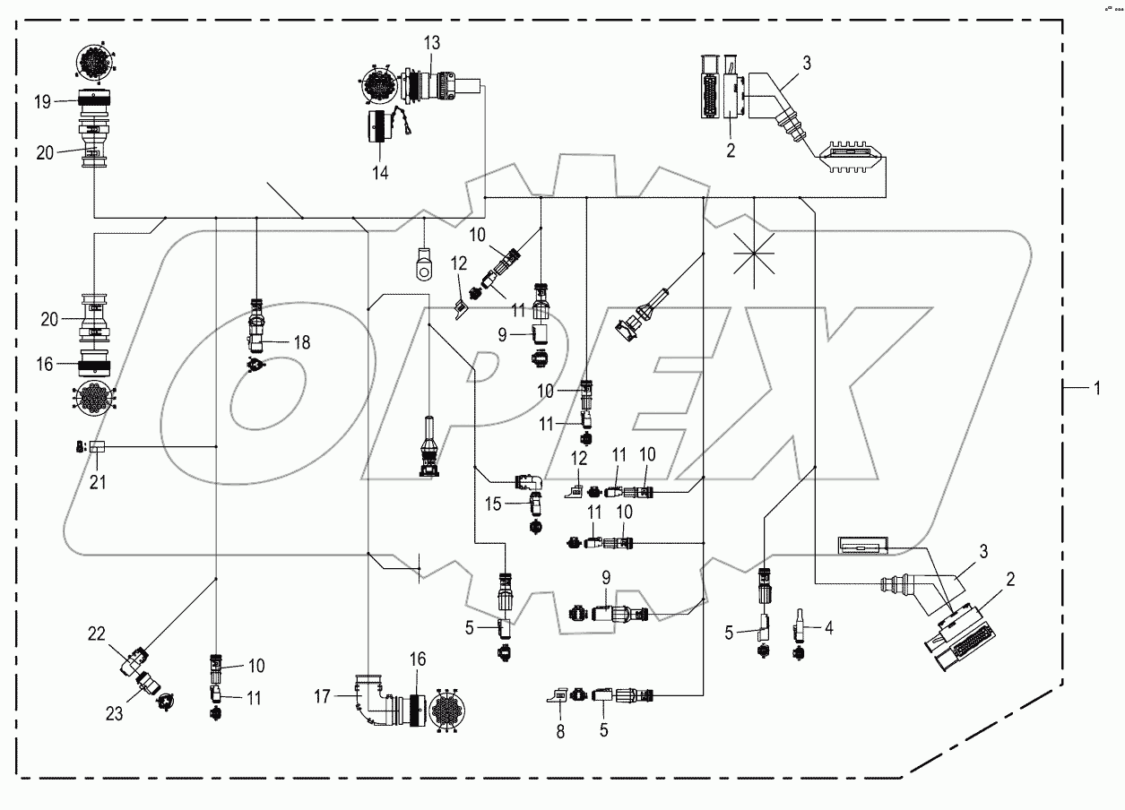 Wiring harness - right front