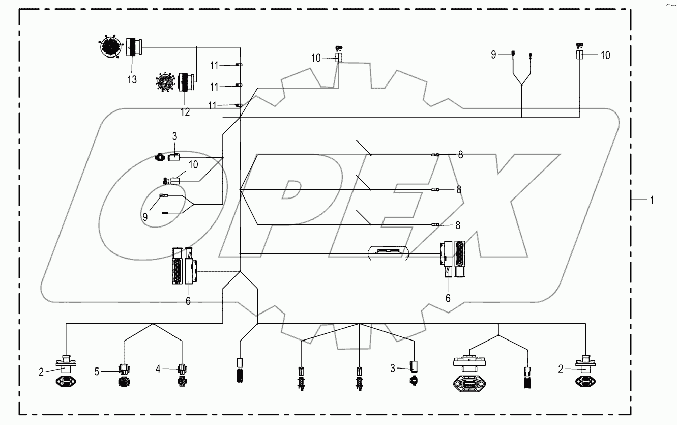 Wiring loom - cab