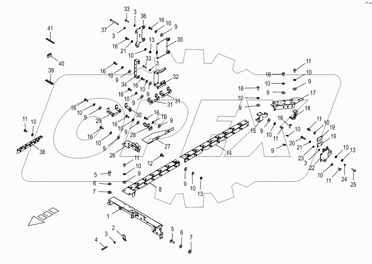 Wiring harness fastening 847800 - 905000