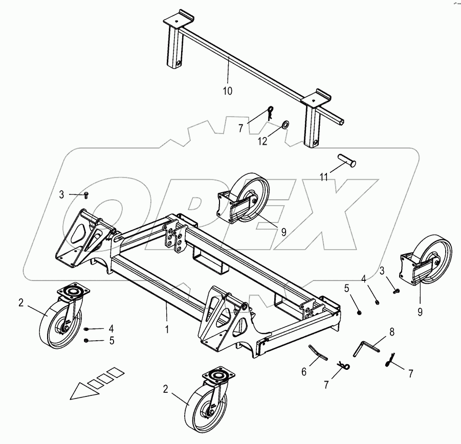Installation car - feeder