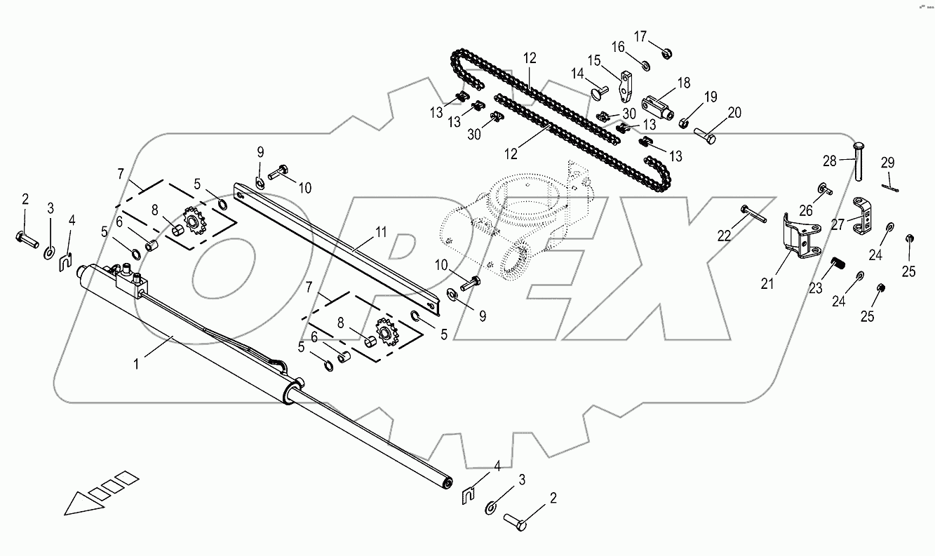 Sharpening device drive