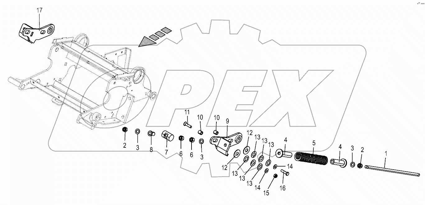 Spring - cracker housing