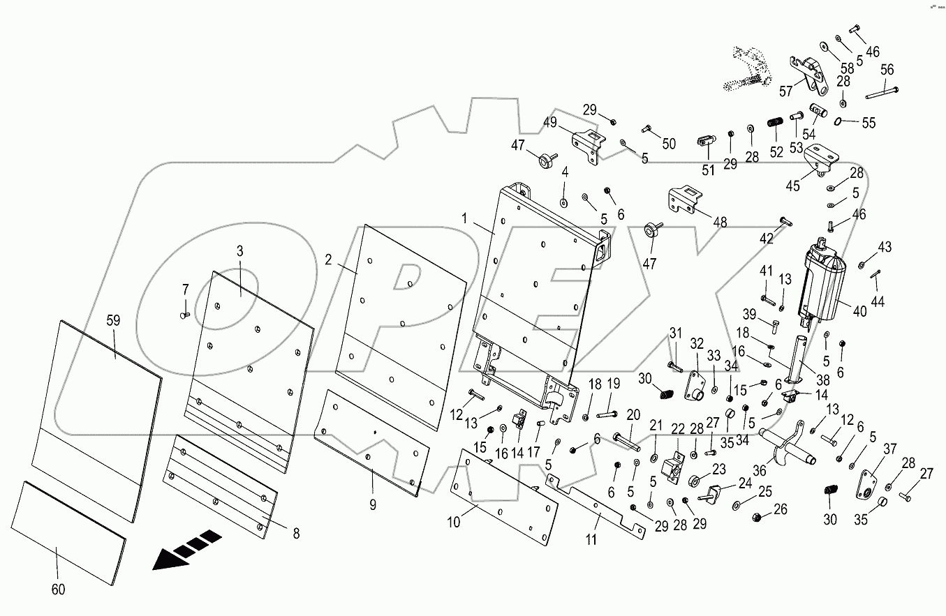Rear panel 847800 - 932000