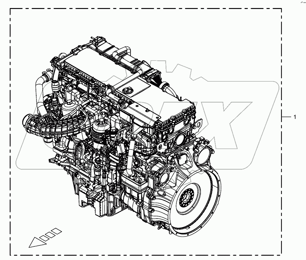 Diesel engine-BIG X 480