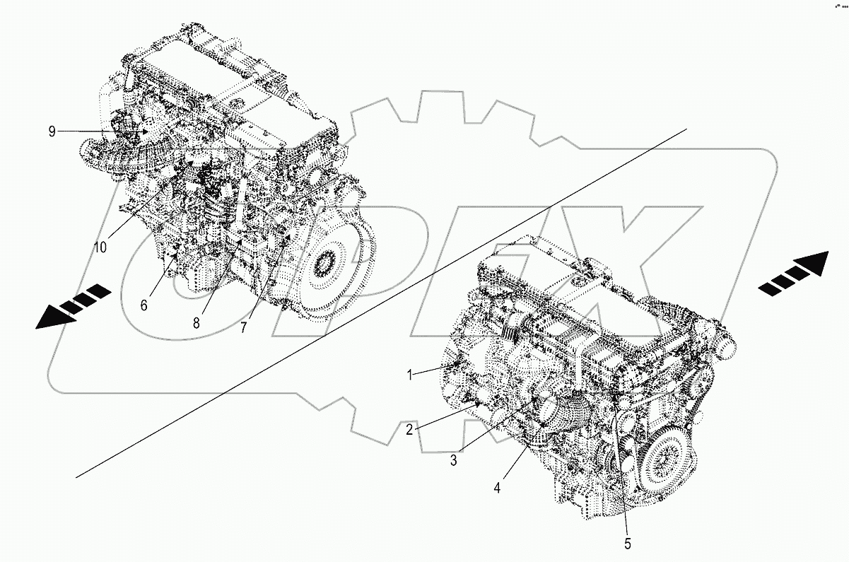 Accessories - diesel engine -BIG X 480