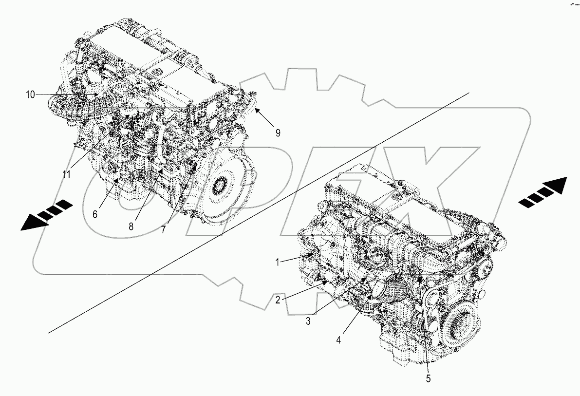 Accessories - diesel engine -BIG X 580