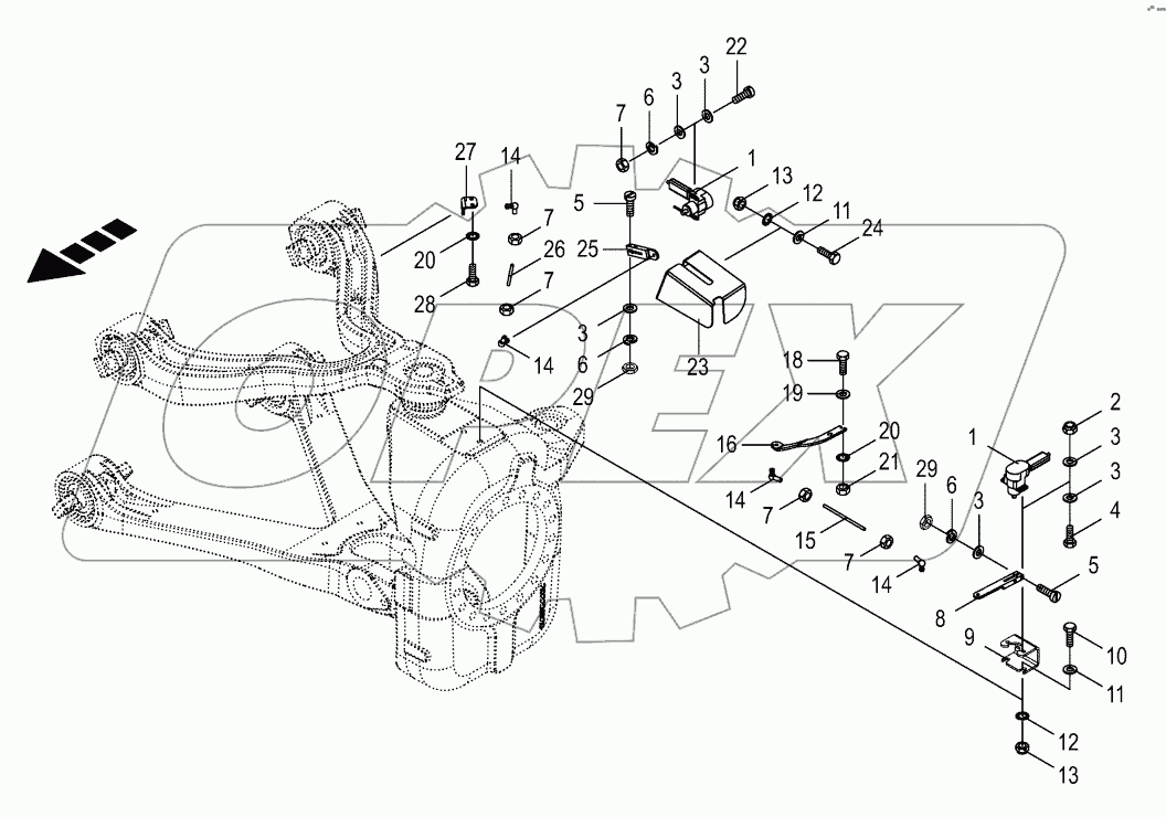 Steering angle sensor