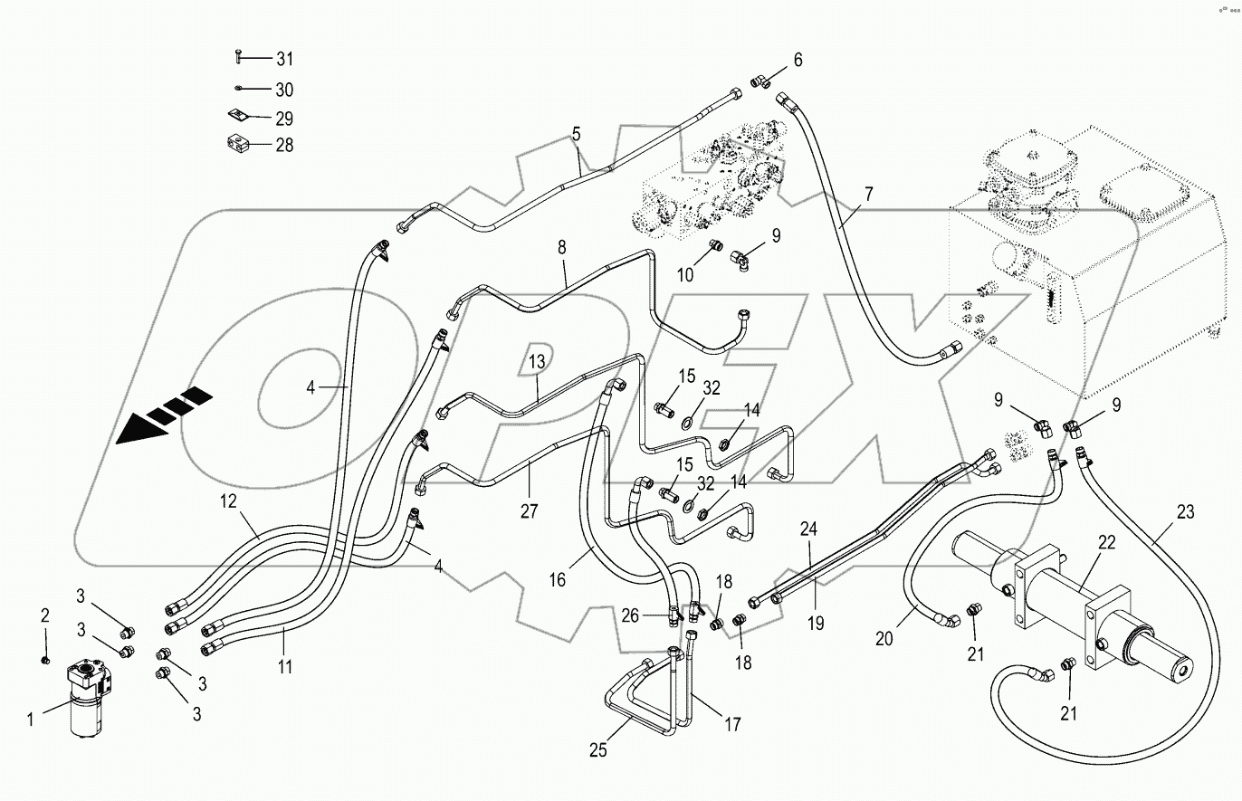 Hydraulics - steering
