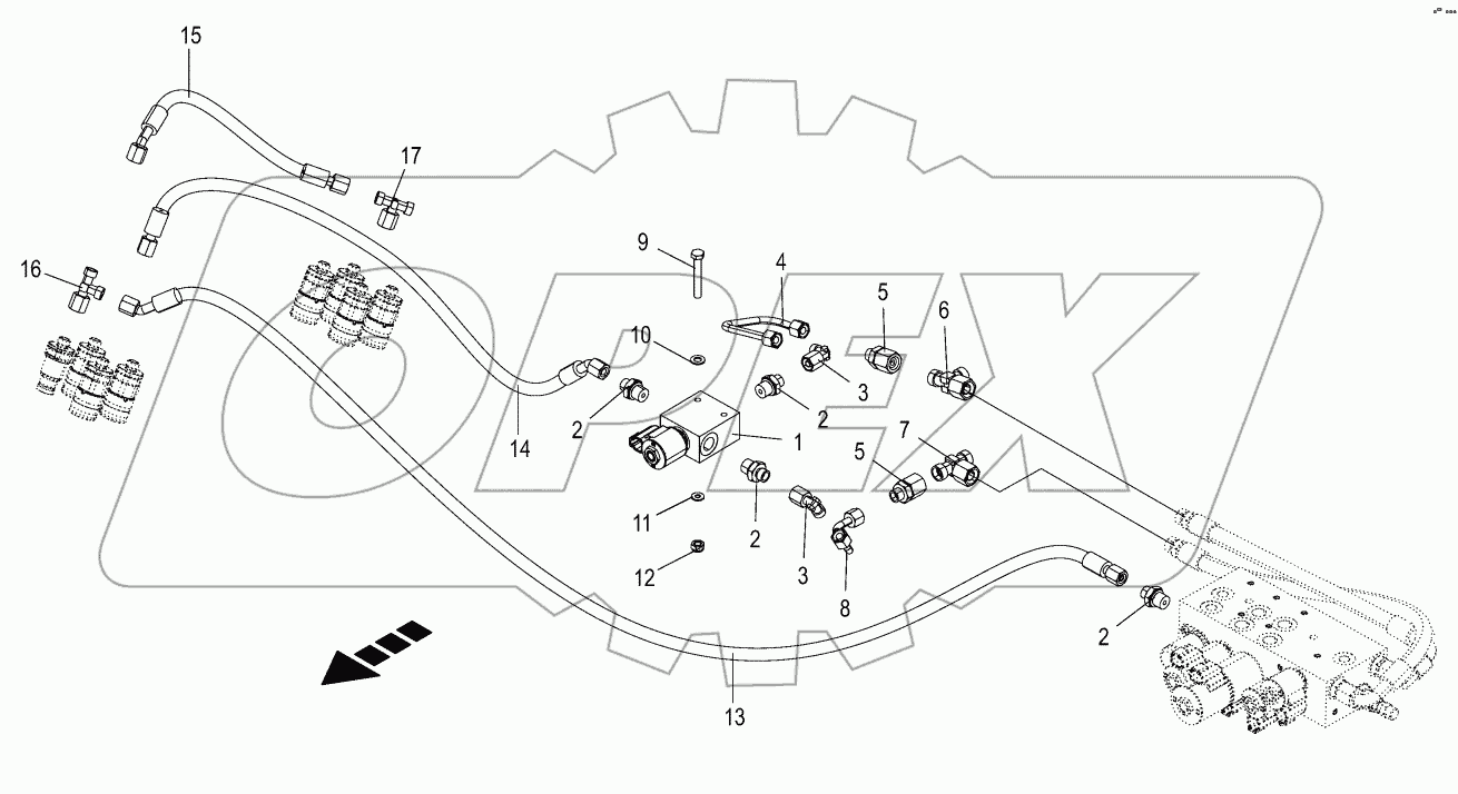 Hydraulics - unlock front attachment