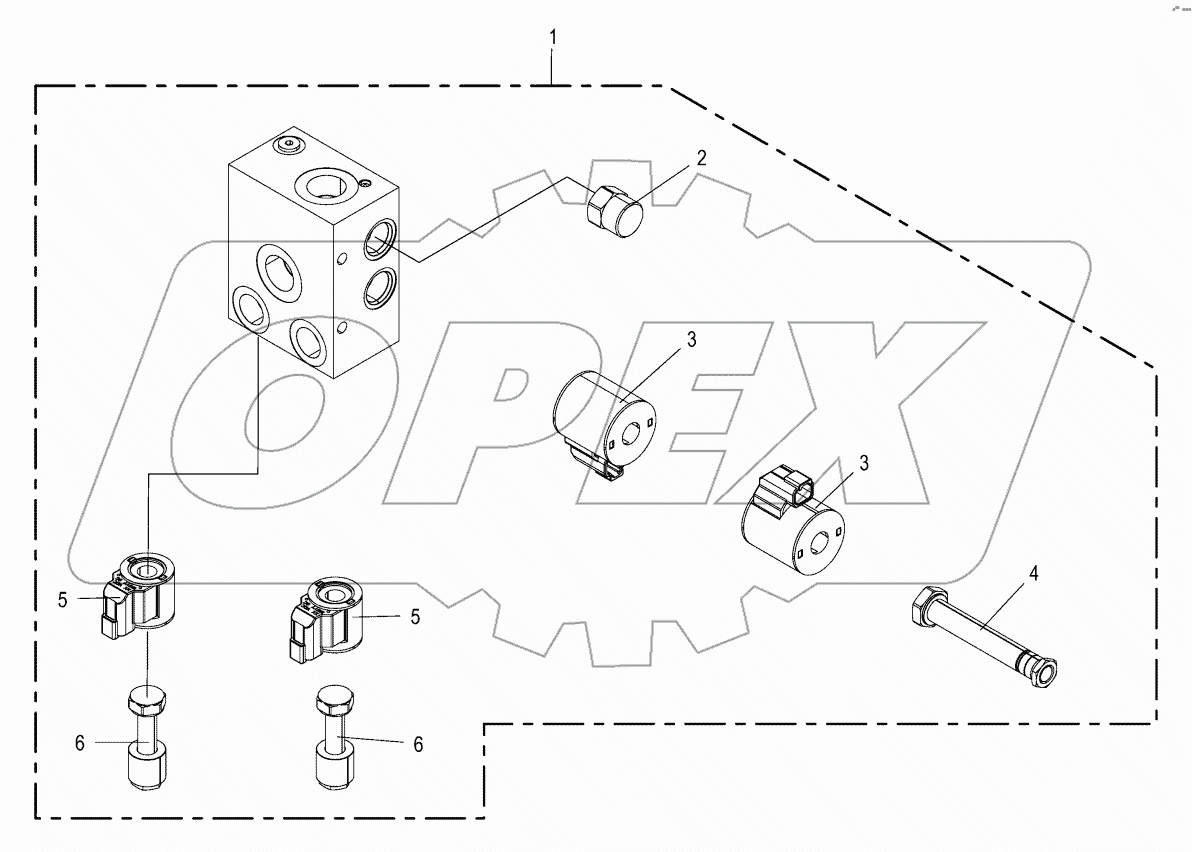 Hydraulic block - automatic steering