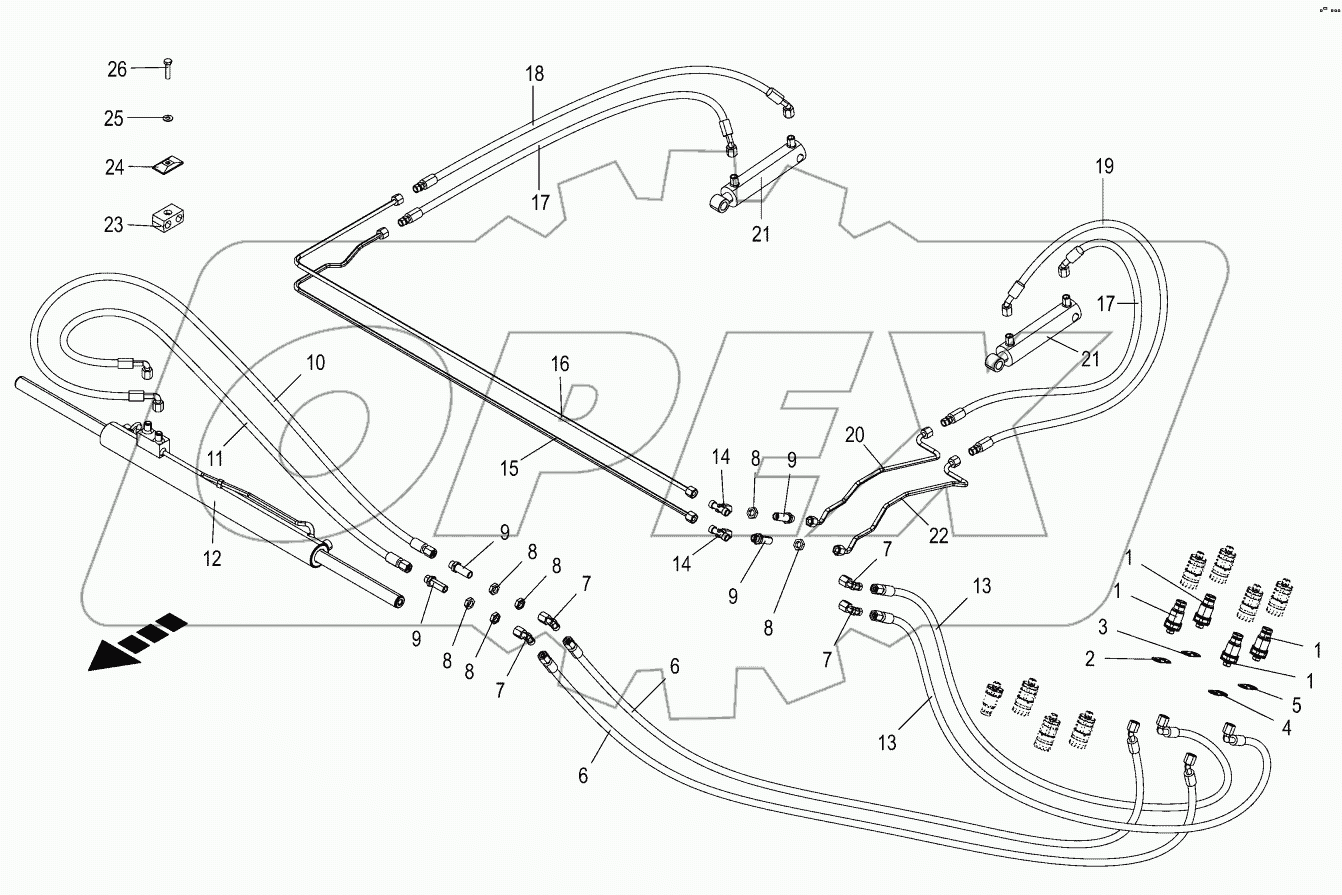 Hydraulics - sharpening device