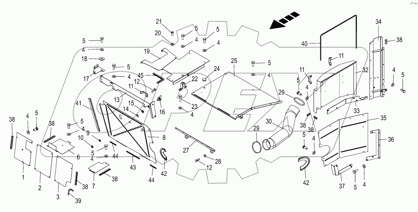 Seal cooling chamber