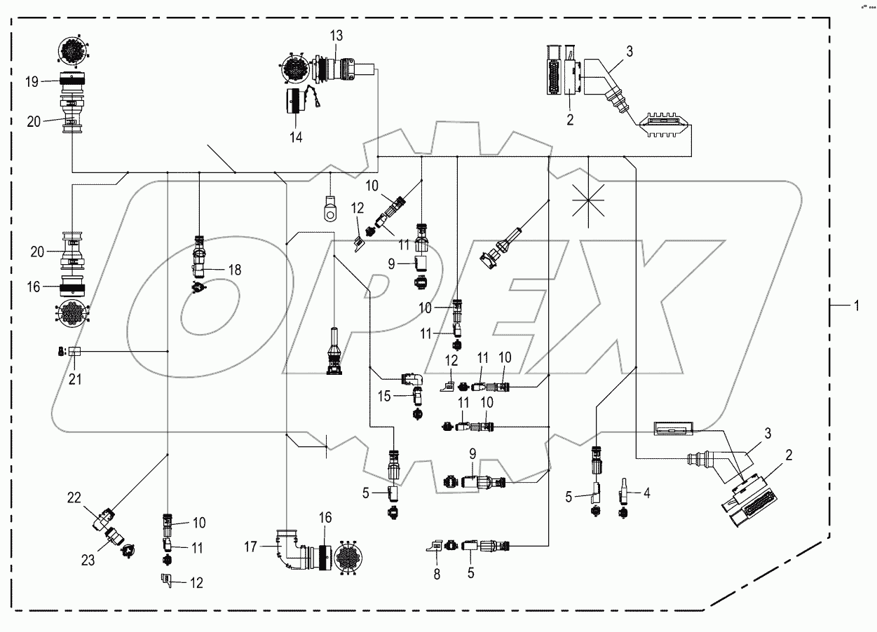Wiring harness - right front