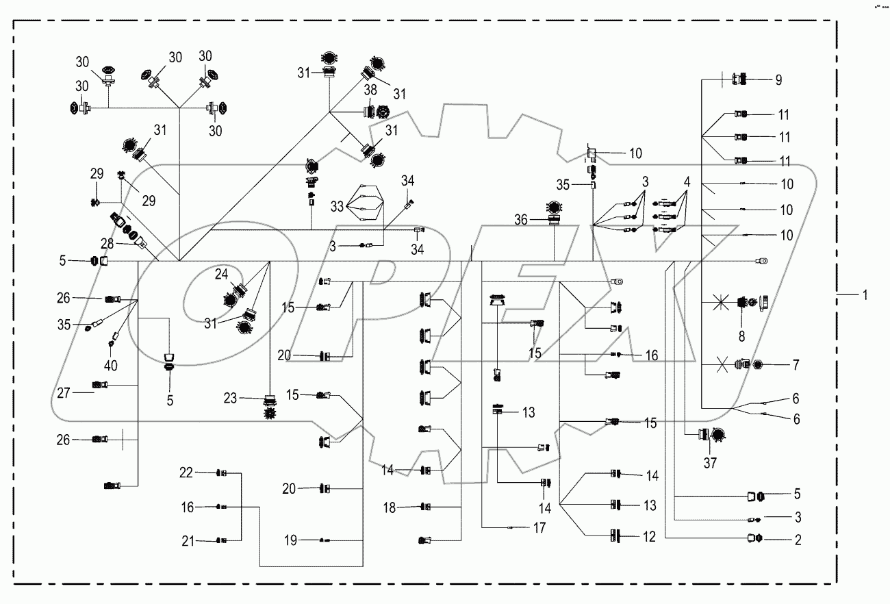 Wiring harness - panel