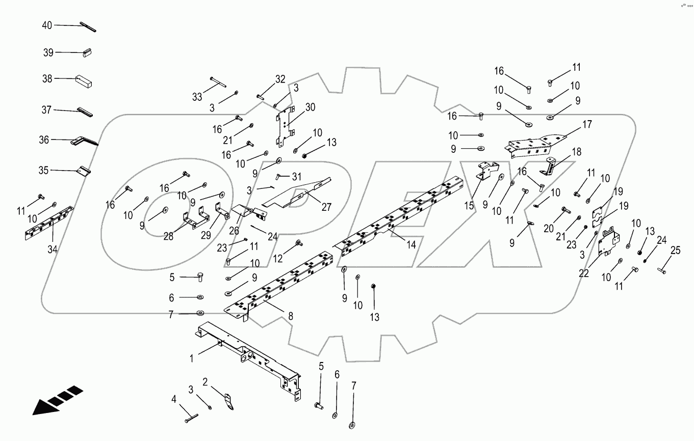 Wiring harness fastening