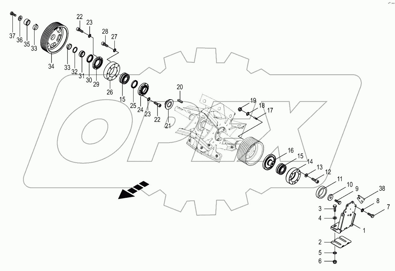 Discharge accelerator / bearing