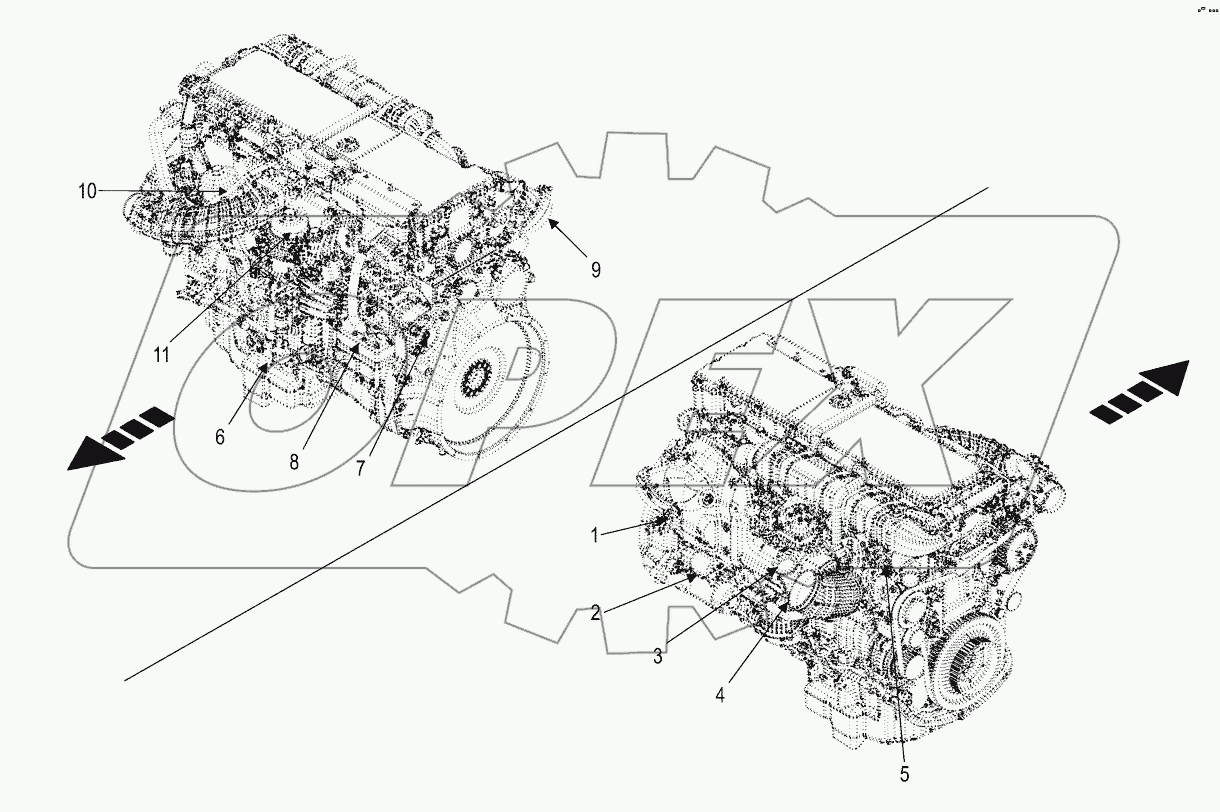 Accessories - diesel engine - BIG X 580