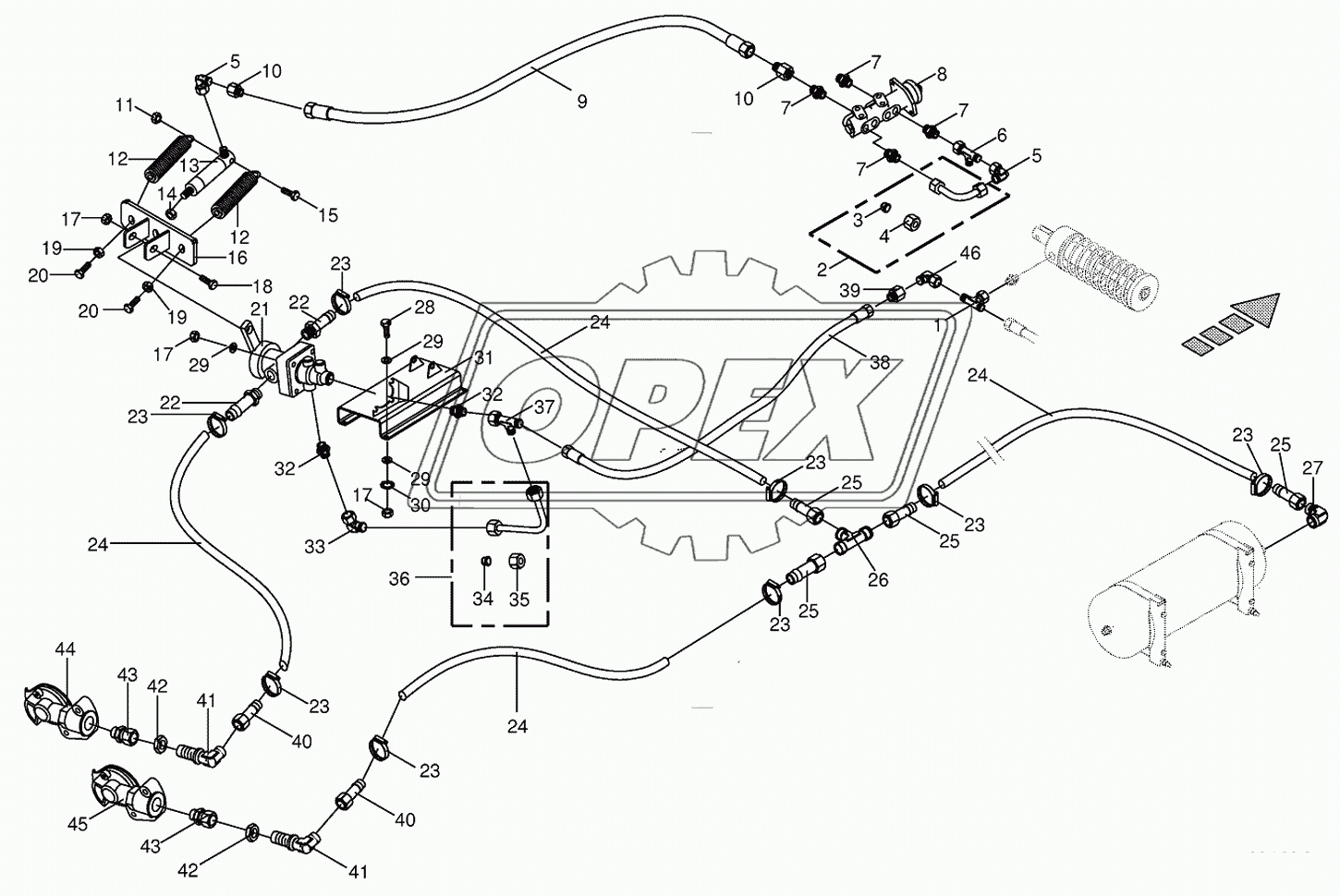 Additive connection for trailer