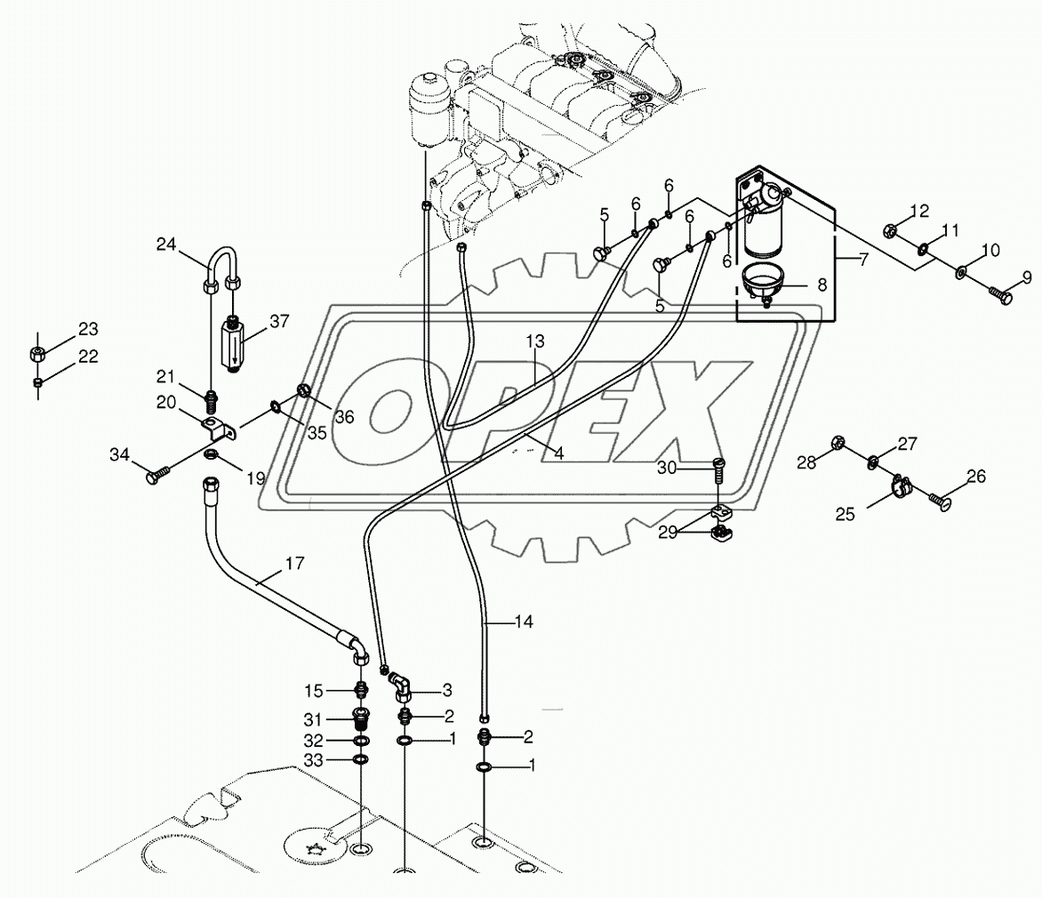 Diesel fuel pipe 2