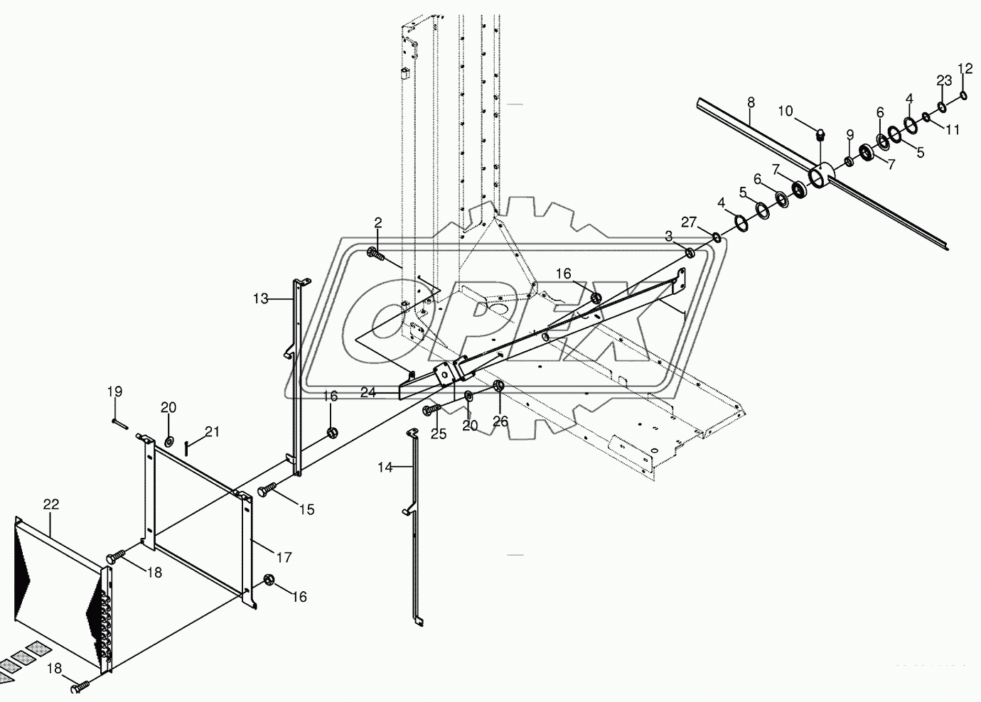 Rotor/Air conditioner mounting