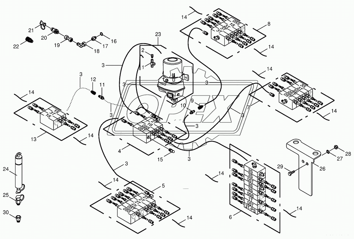 Central lubrication