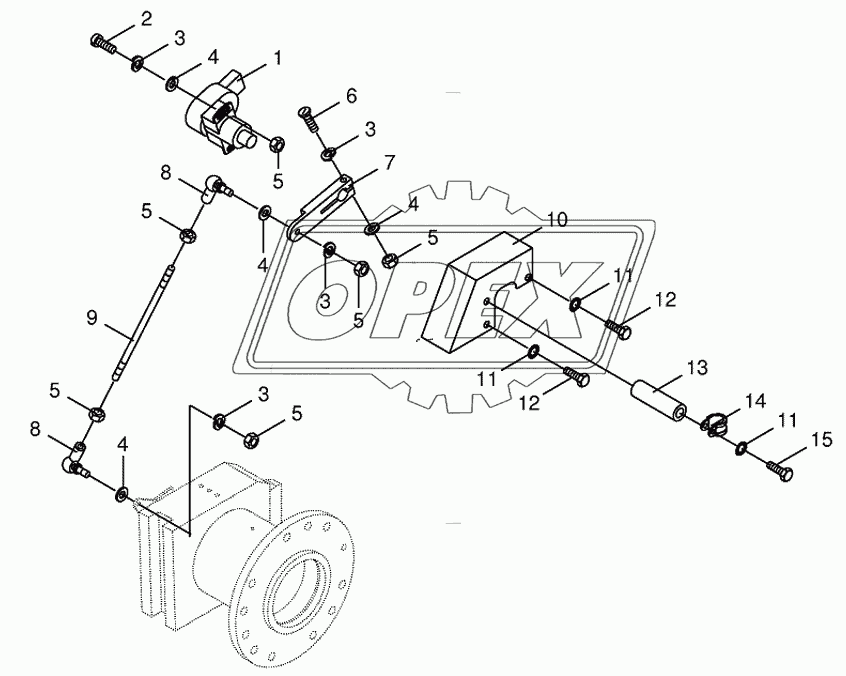 Angle sensor-chopping drum