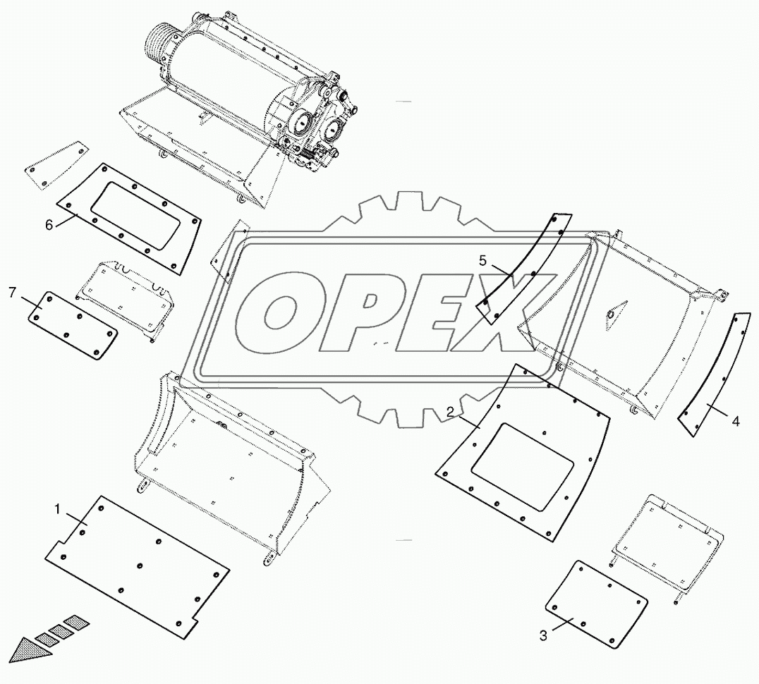 Wearing plates-HD parts