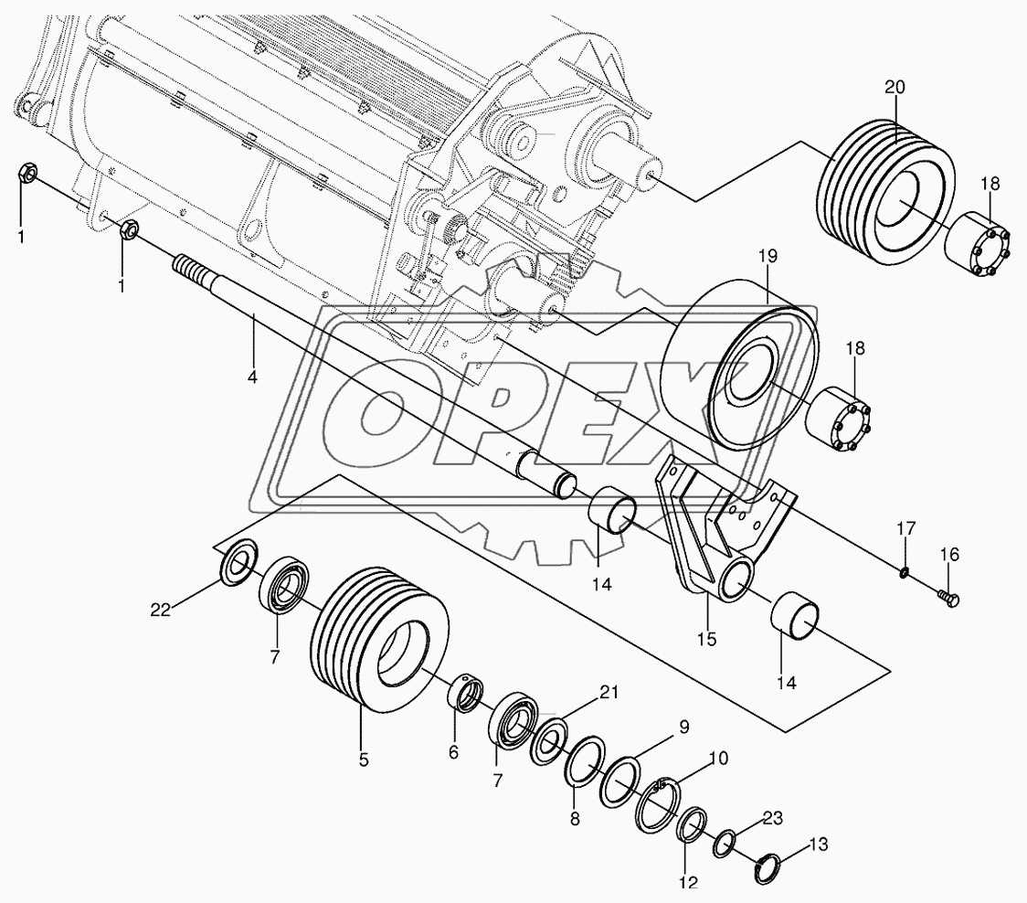 Pulley for changing directions