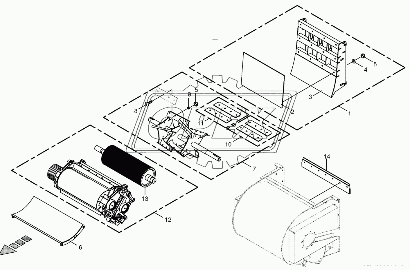 Crop flow-HD parts