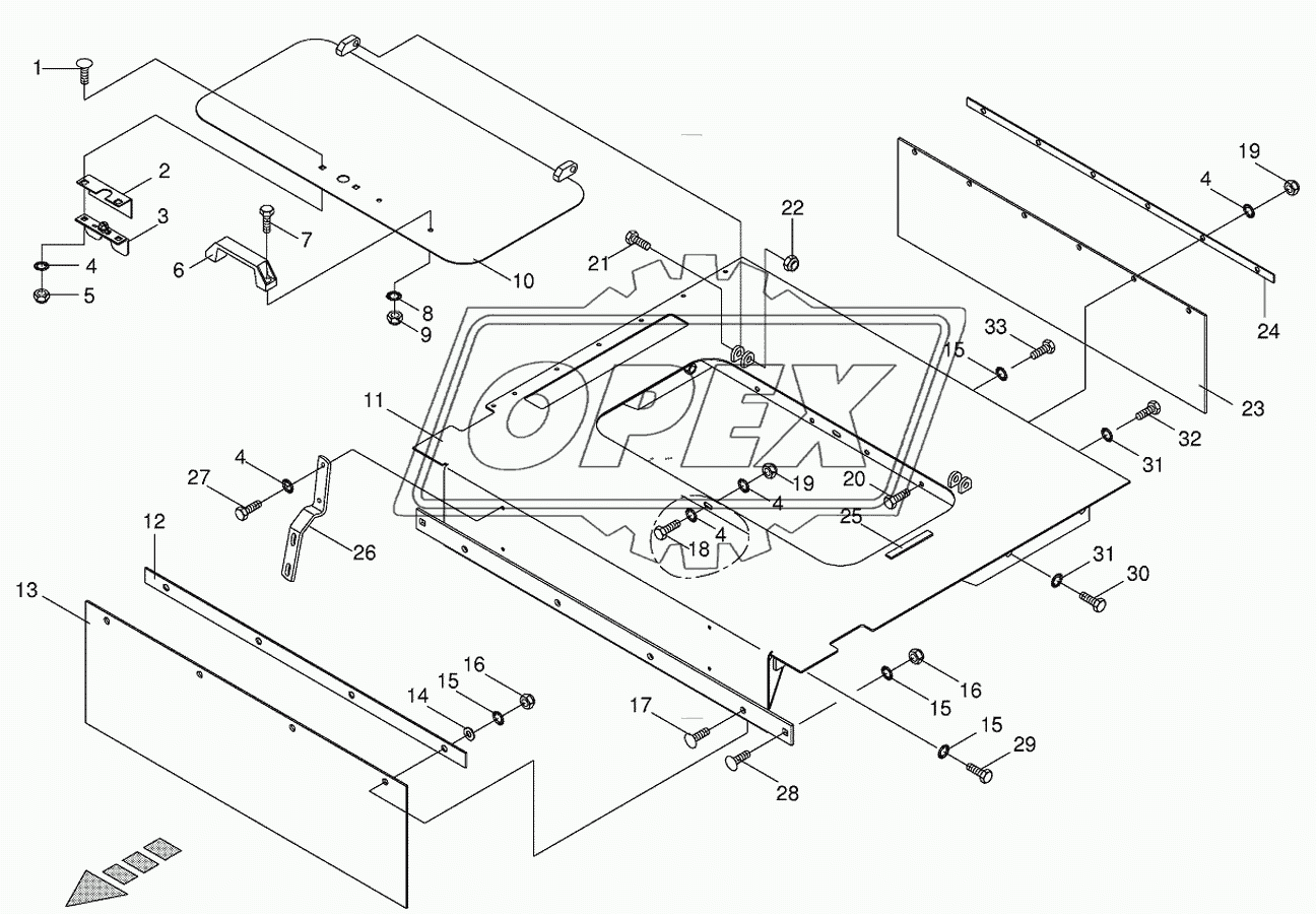 Cover-Feeder Housing