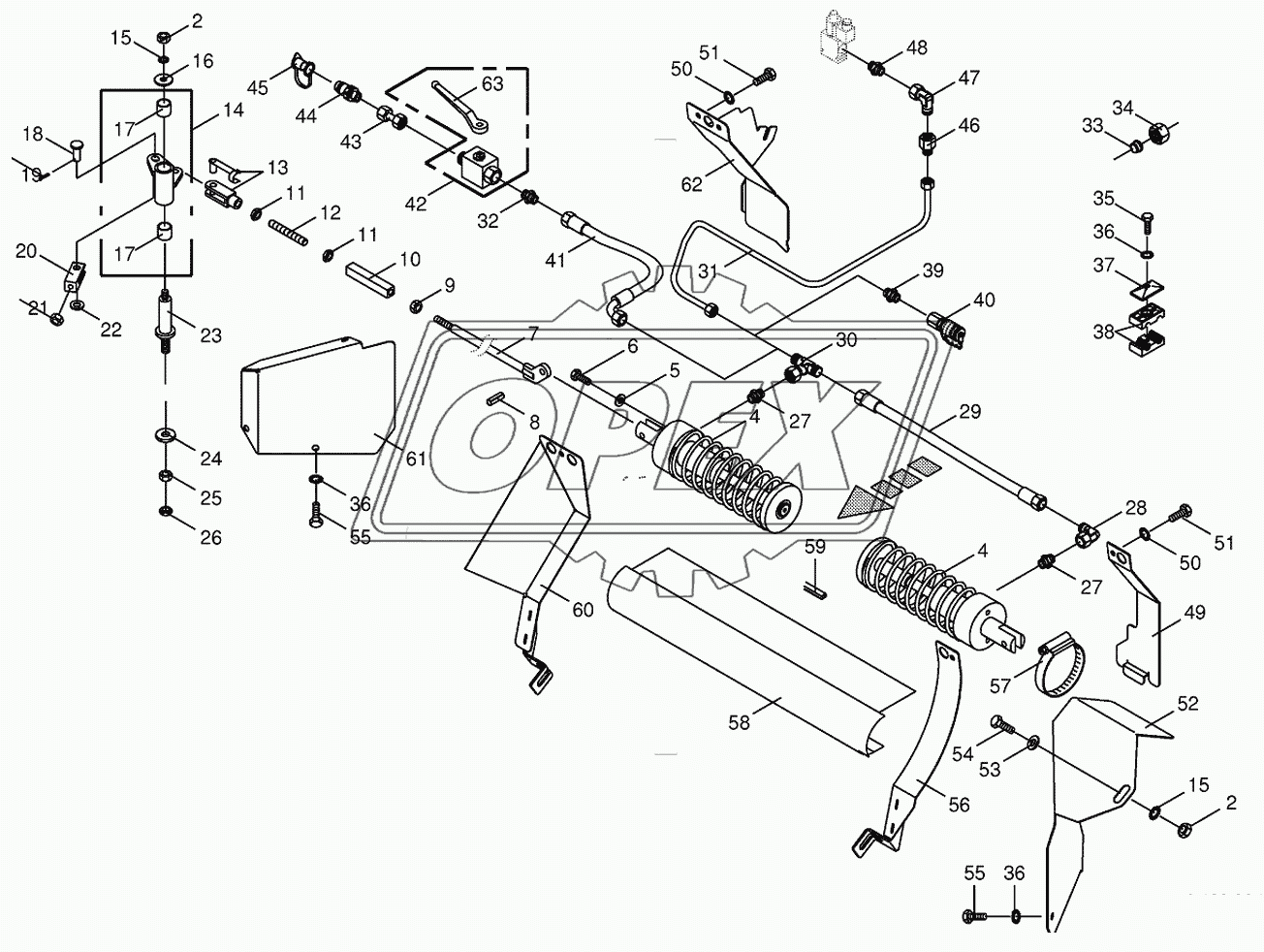 Hydraulic parking brake