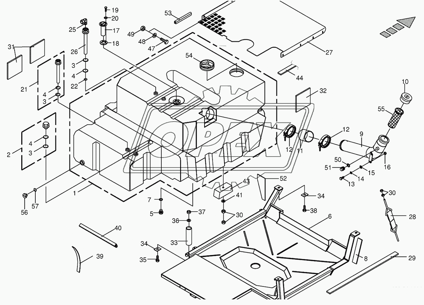 Diesel fuel tank 2