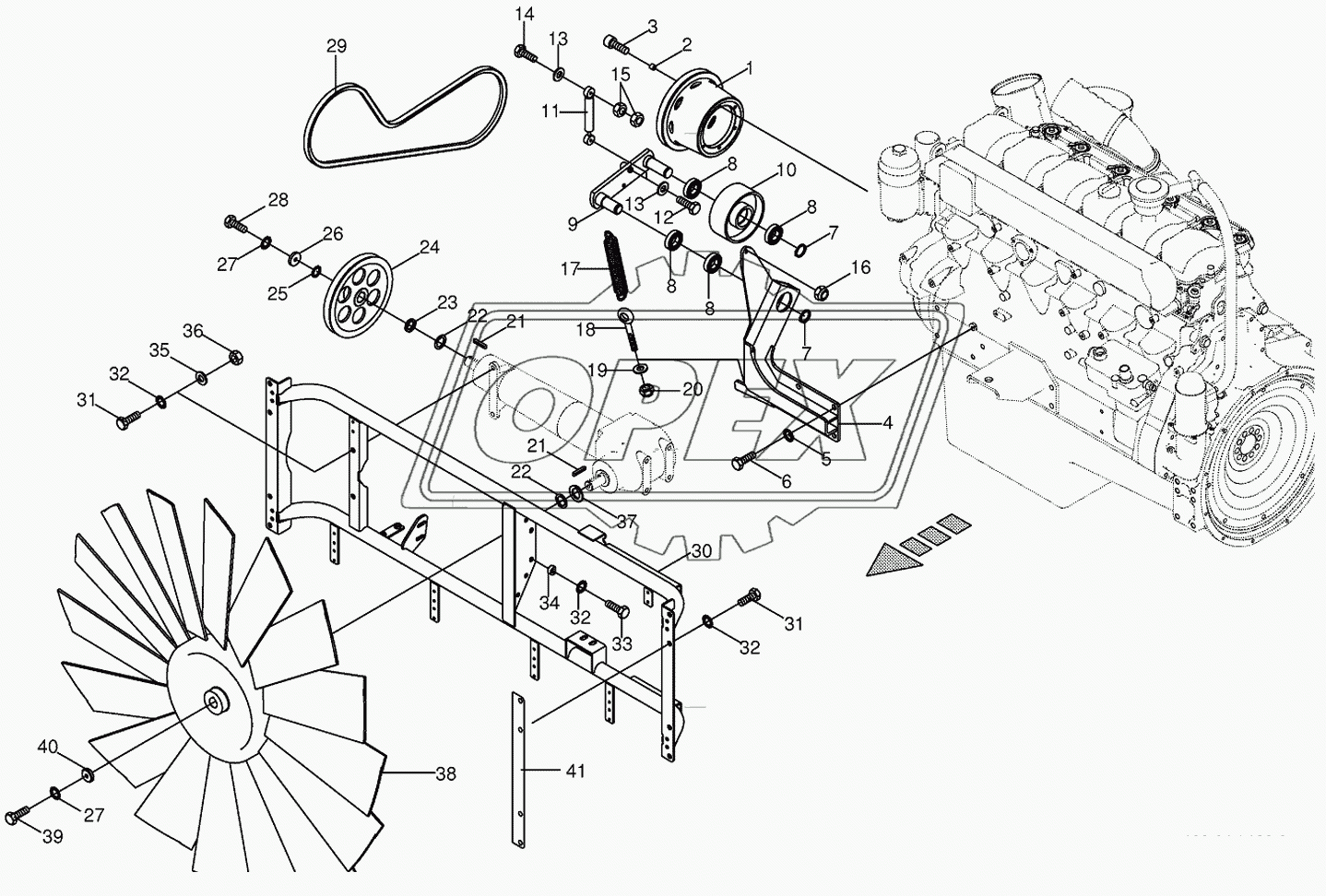 Ventilator wheel/Drive